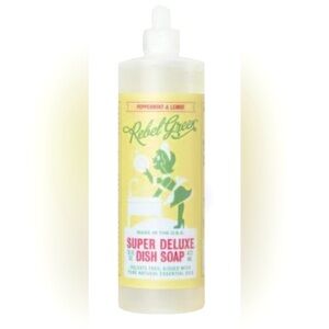 Rebel Green plant based super deluxe Dish Soap  New